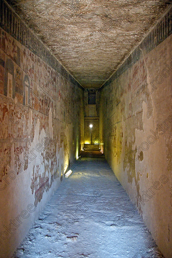 Rekhmire Tomb Corridor EG075701JHP 
 Ancient Egyptian Rekhmire Tomb Luxor Rock Cut Construction Skills Engineering and one of the most impressive amongst the Tombs of the Nobles on the West Bank of the River Nile at Luxor. Rekhmire Tomb-Chapel [Tomb 100] was a Vizier during the reigns of Tuthmosis 11 and Amenhotep 11, part of a family with long service as administrators at Thebes. This highly decorated cruciform tomb is full images giving great understanding of Egyptian foreign policy, taxation and the justice system. The area around the Tombs has now been greatly improved with removal of many of the old modern houses and entry to these fascinating burial sites made more accessible. 
 Keywords: Egypt, Egyptian, ancient, Luxor, Tombs, Nobles, Thebes, River Nile, West Bank, Old Qurna, Sheikh Abd’el-Qurna, upright, Rekhmire, Vizier, administrator, tomb, corridor, height, alignment, lines, quality, constrcution, painting, colourful, colorful, colours, colors, painted, artificial, light, digital